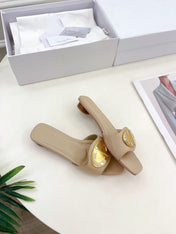 CD FOREVER HEELED 1.5CM BEIGE