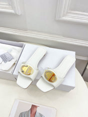 CD FOREVER HEELED 1.5CM WHITE