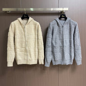 DIOR 26S KNITTED HOODED SWEATER 1007