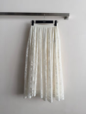 DIOR 26S LACE MESH SKIRT 1096
