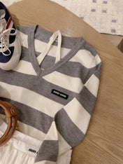 MIUMIU TOP AND SKIRT SET STYLE 443