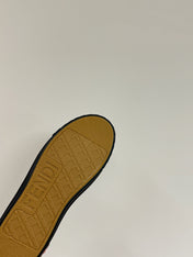FF TRAINER SNEAKER IN BLACK CALFSKIN