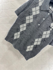 MIUMIU SHORT-SLEEVE KNIT TOP STYLE 23