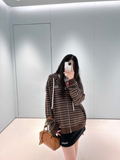 MIUMIU FLEECE HOODED JACKET STYLE 18