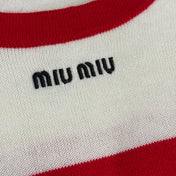 MIUMIU SHORT-SLEEVE KNIT TOP STYLE 360