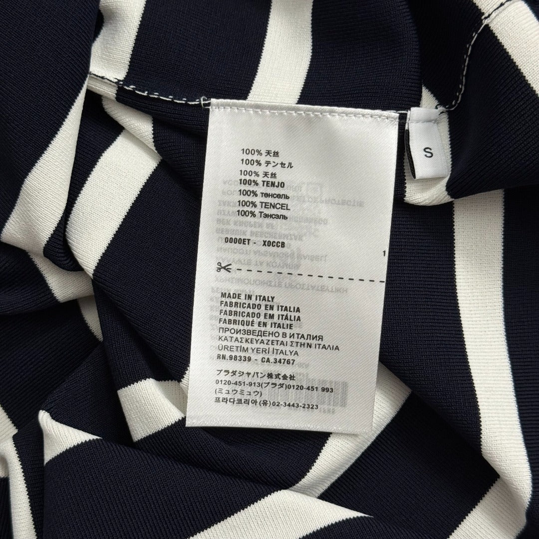 MIUMIU SHORT-SLEEVE KNIT TOP STYLE 359